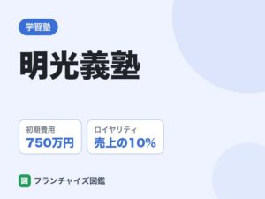 明光義塾フランチャイズの評判は