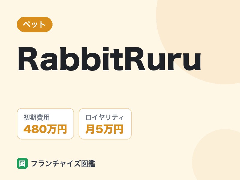 うさぎ専門店RabbitRuruのFC評判は