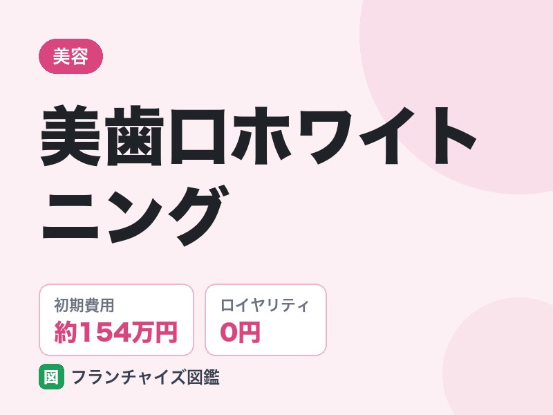 シャリオンの美歯口ホワイトニングFCの評判・口コミは