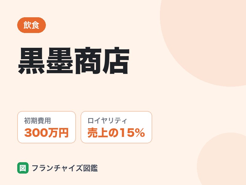 黒墨商店のFC評判は