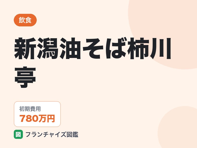 新潟油そば柿川亭のFC評判は